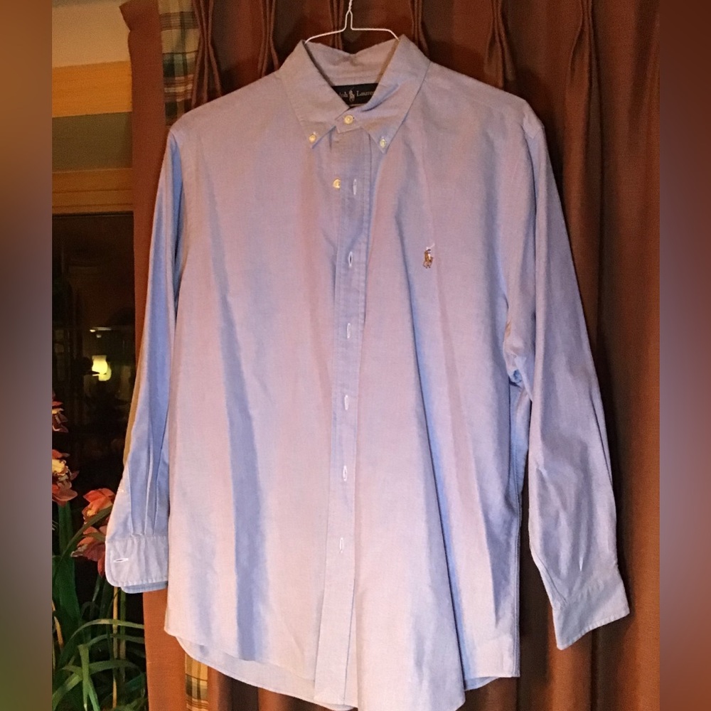 NWOT Ralph Lauren Long Sleeve Casual Button Down Shirt in 16 1/2 (32/35) i